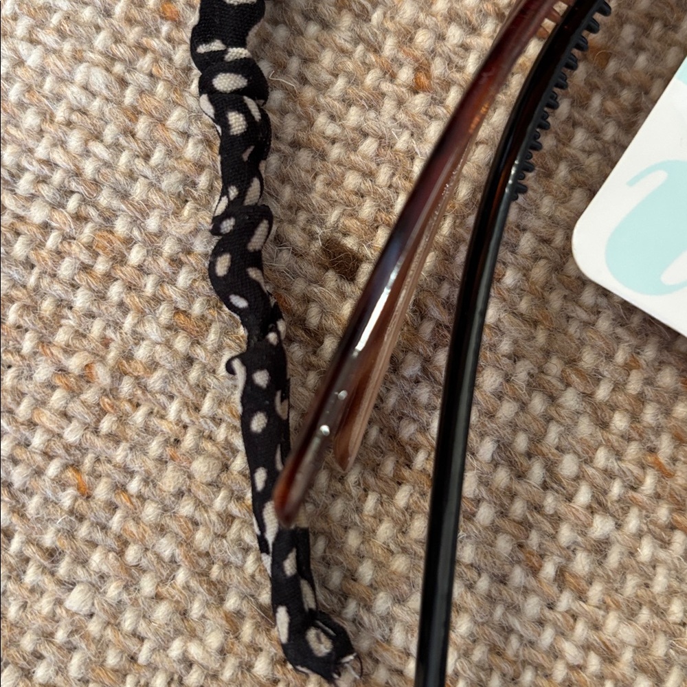 Scunci Headbands COLLECTION NWT & black white fabric covered Headband total of 4 - Picture 4 of 4